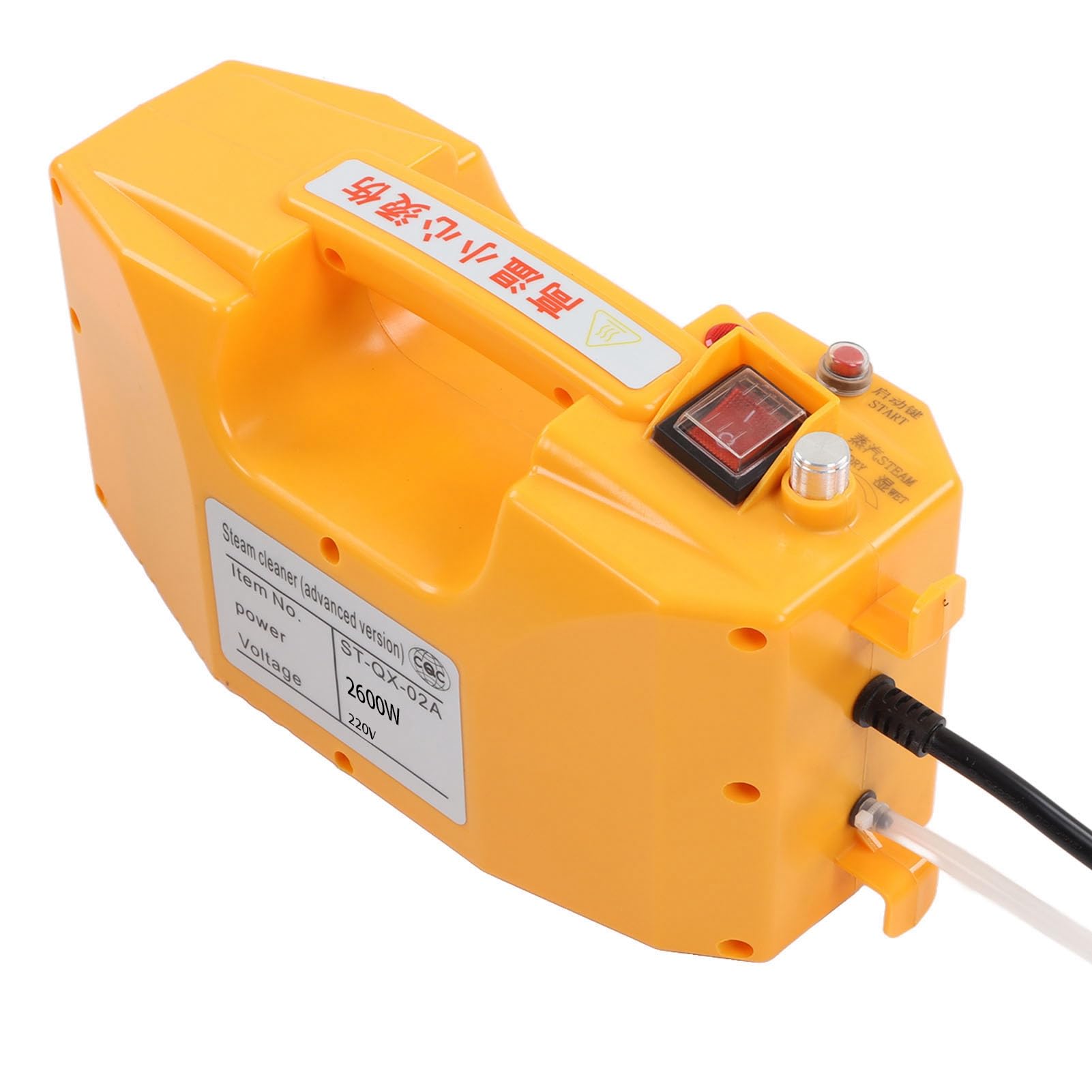Limpiador a, Máquina de Limpieza Portátil de Alta Presión con Vaporización Instantánea para Electrodomésticos, Muebles, Aires Acondicionados, Campanas, Alfombras (2600W Enchufe europeo 220V)