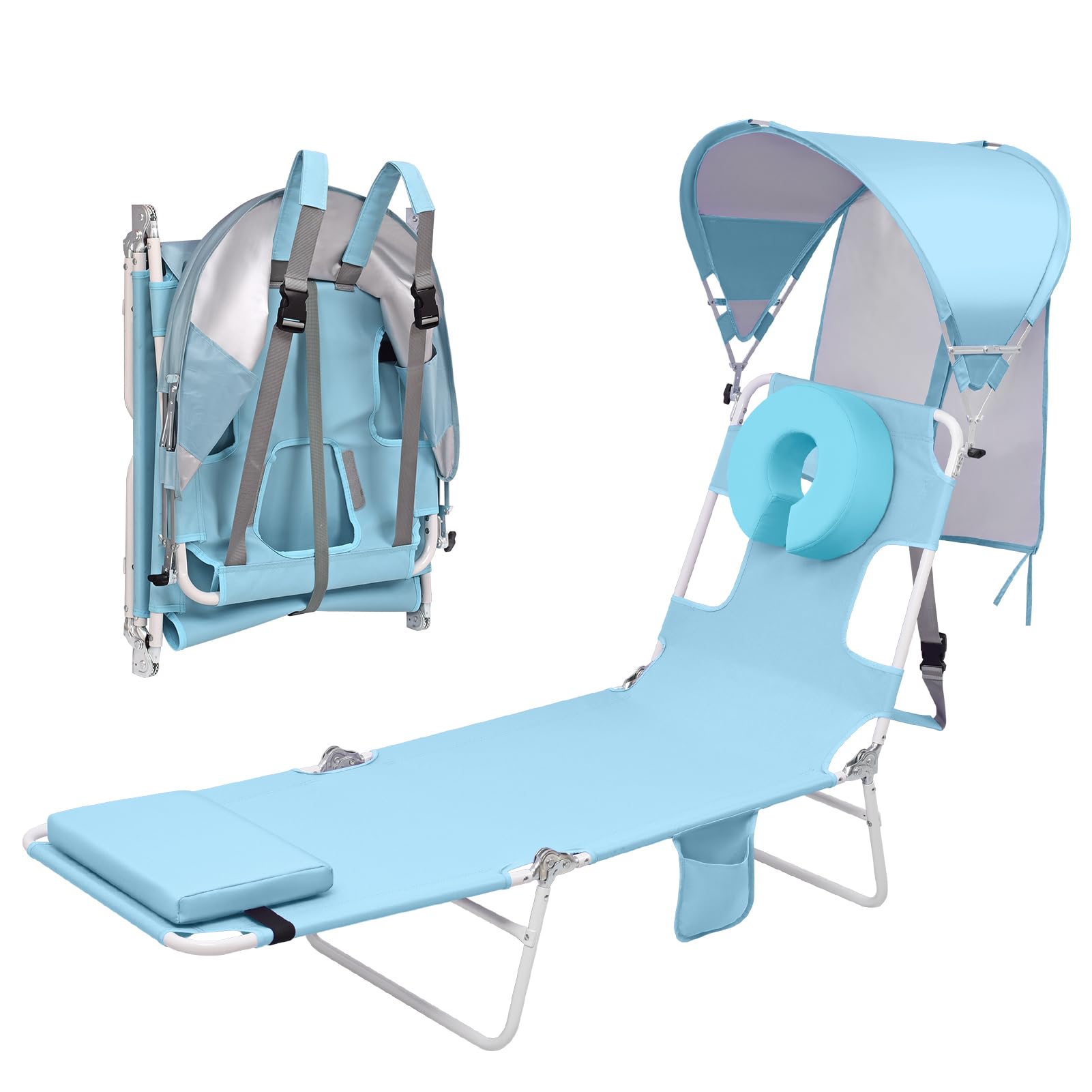 Minndudu Blue Canopy Chair
