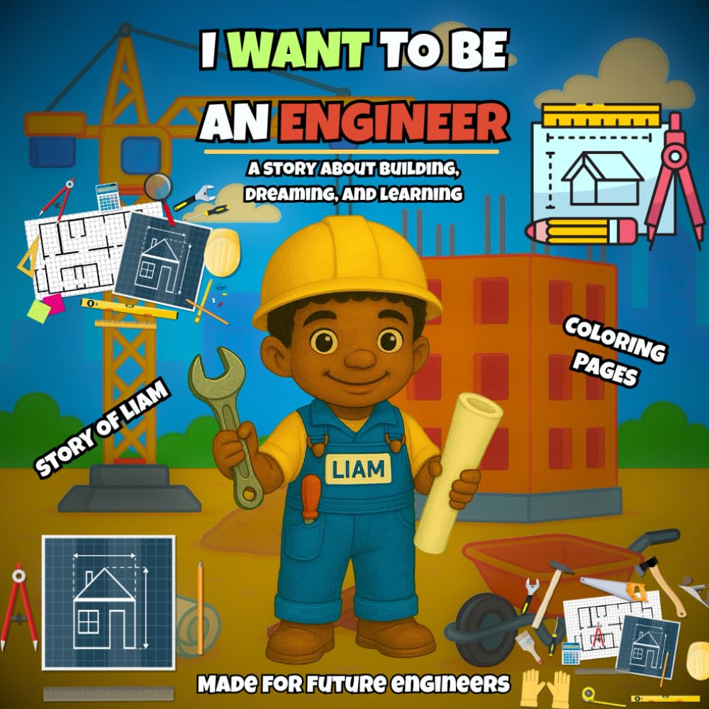 I Want To Be An Engineer: A story about building, dreaming, and learning Made for future engineers.
