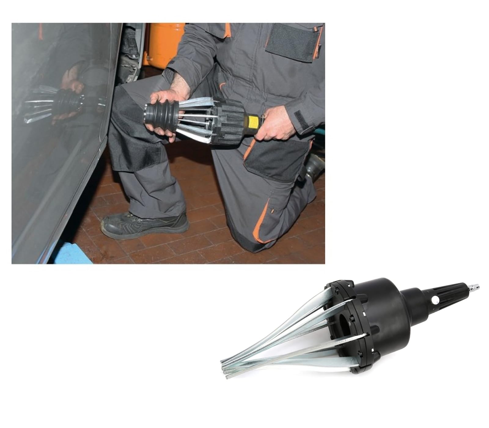 Divaricatore Aria Compressa Espansore Pneumatico Semiasse Montaggio Cuffie