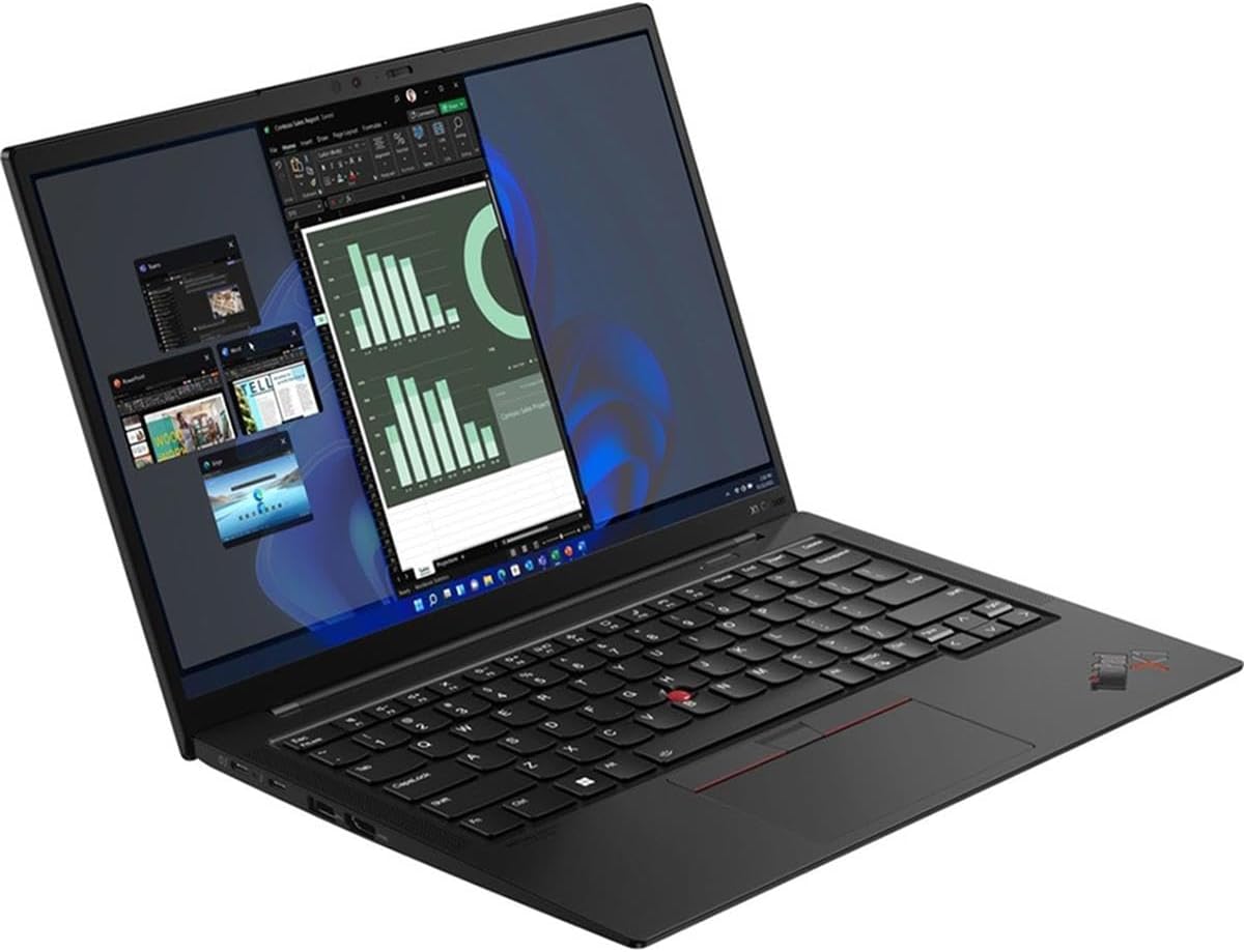Lenovo ThinkPad X1 Carbon Gen 10 21CB000CUS 14" Touchscreen Notebook - WUXGA - 1920 x 1200 - Intel Core i7 i7-1260P Dodeca-core (12 Core) - 16 GB Total RAM - 512 GB SSD - Black Paint