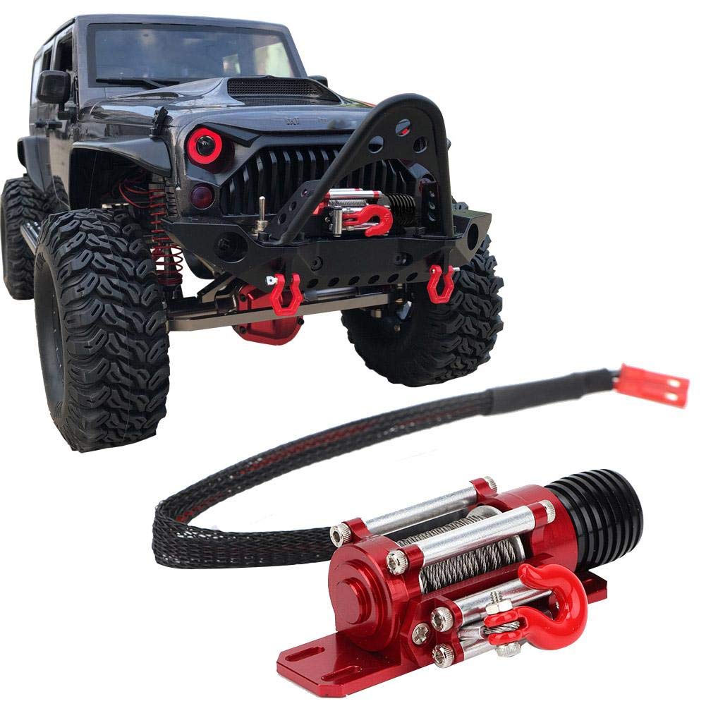 1:10 RC Winch, RC aleación torno con interruptor ajuste para D90 SCX10 escala 1/10 RC coche actualización parte
