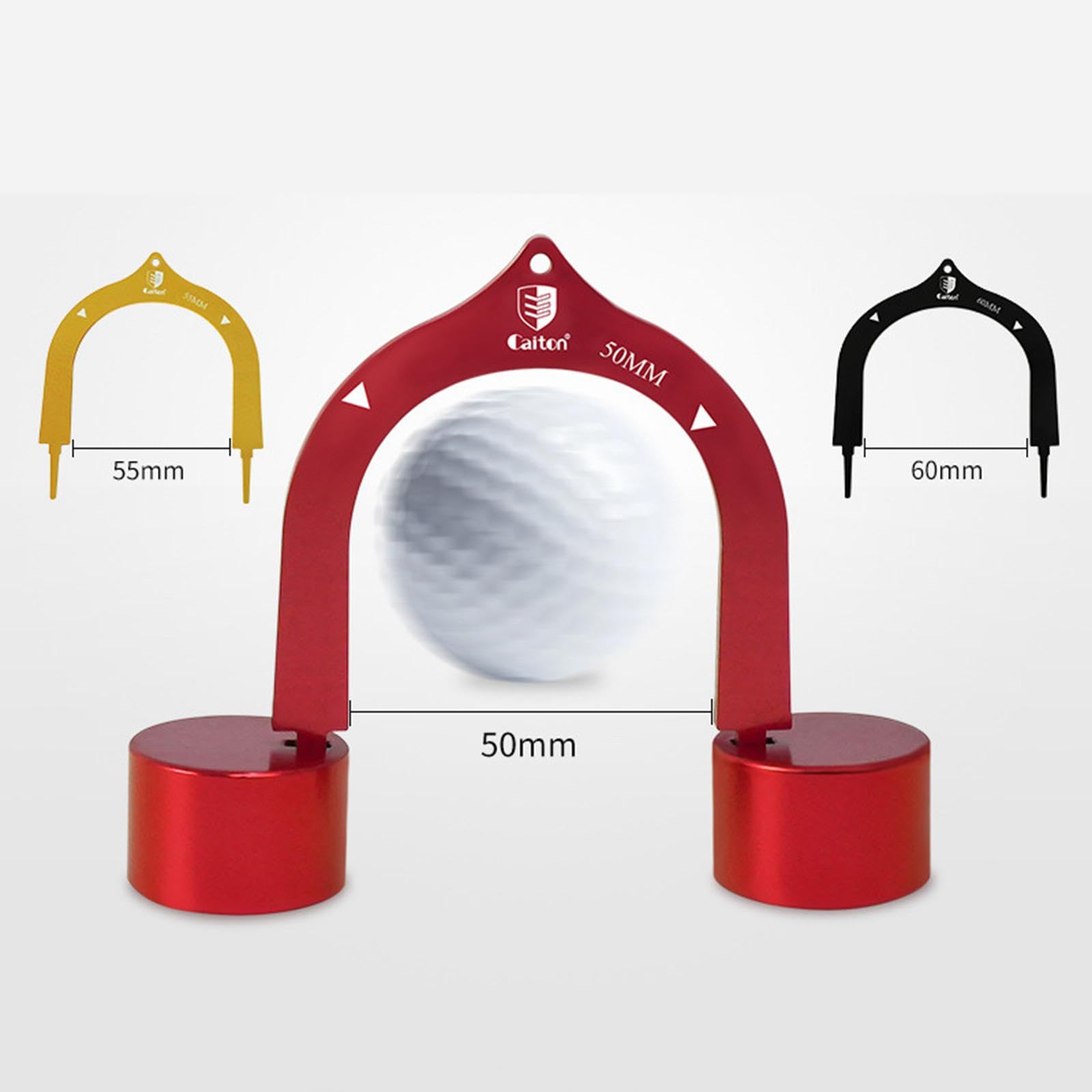 3X Golf Putting Gates Metal Golf Training Aid Putt Alignment Control Golfing
