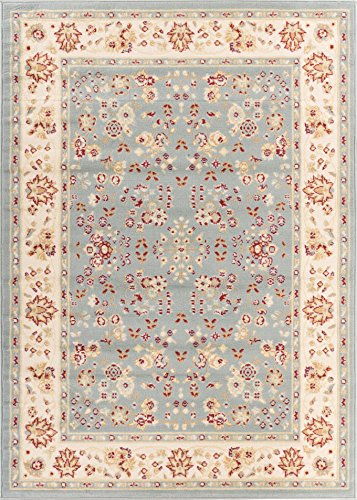 Well Woven Miami Bijar Classic Blue Traditional Area Rug 5' X 7