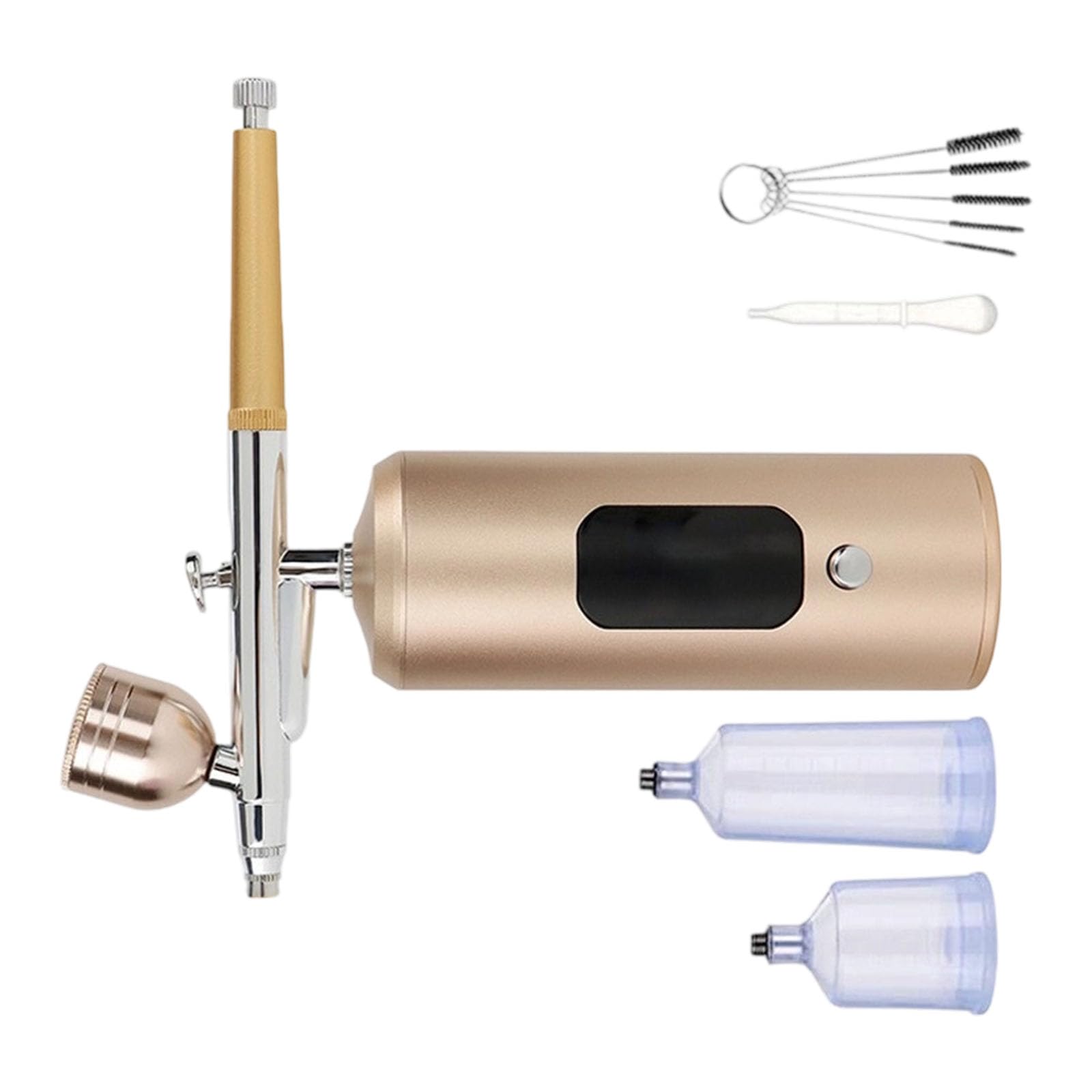 Hsioluted 7.4V Airbrushing Pneumatic Sprayer Equipment Copper Alloy Nozzle Suitable for Beauty Care and Artistic Applications