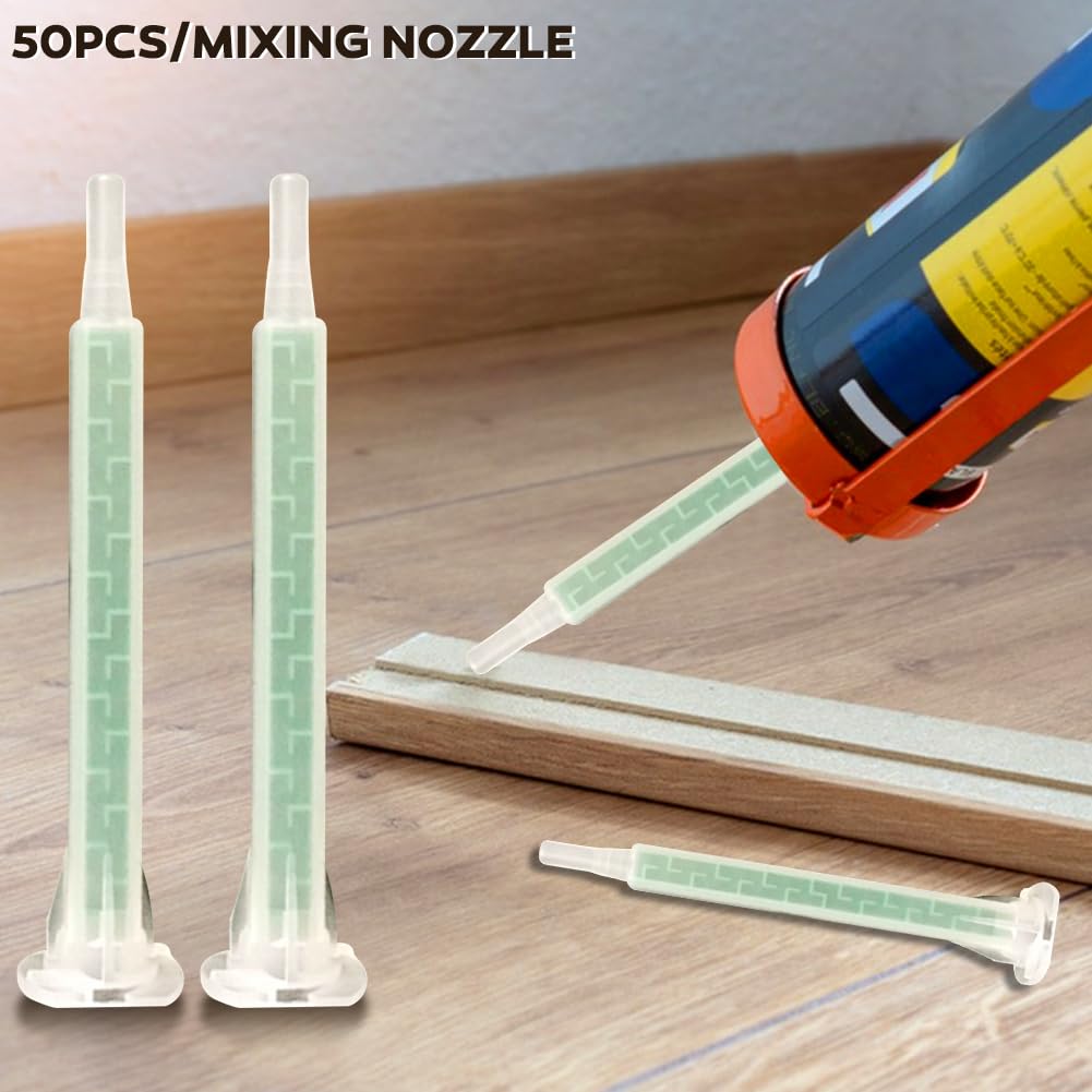 50pcs 83mm Résine AB Colle Mélangeur Statique Tubes De Mélange Kit De Buse De Mélange Pour Mélangeur De Liquide à Deux Composants