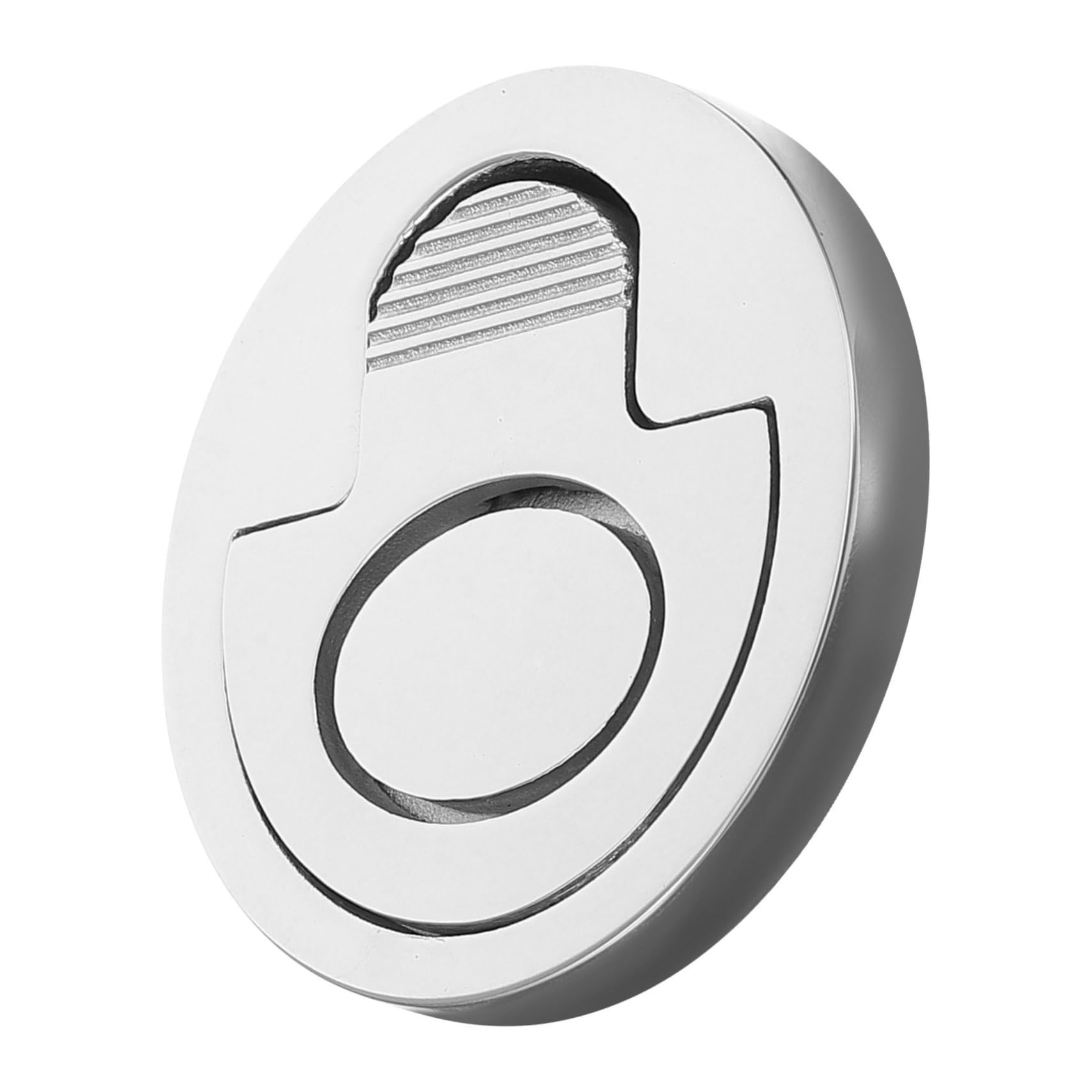 Happyyami Zuglasche Für Yacht-Hardware Verriegelung Für Marineboote Bodenverriegelungen Für Boote Luke Schließfach Lukenzug Spülzüge Für Marineboote Bodenziehgriff Rostfreier Stahl Silver