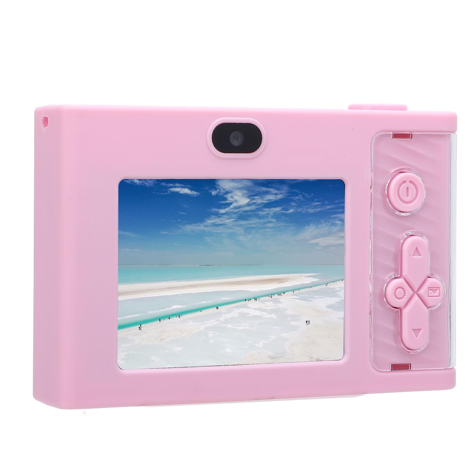 Fotocamera digitale da 48 MP e 1080P, compatta point-and-shoot con zoom digitale 8x, schermo IPS da 2,4 pollici, stabilizzazione dell’immagine e ricarica USB-C, ideale per i (32GB)