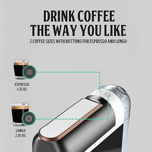 Vista 3 de WOCOYOKFJ Coffee Makers Office Small Espresso Machine Capsule Coffee Machine Pump Extraction Semi-Automatic Coffee Machine