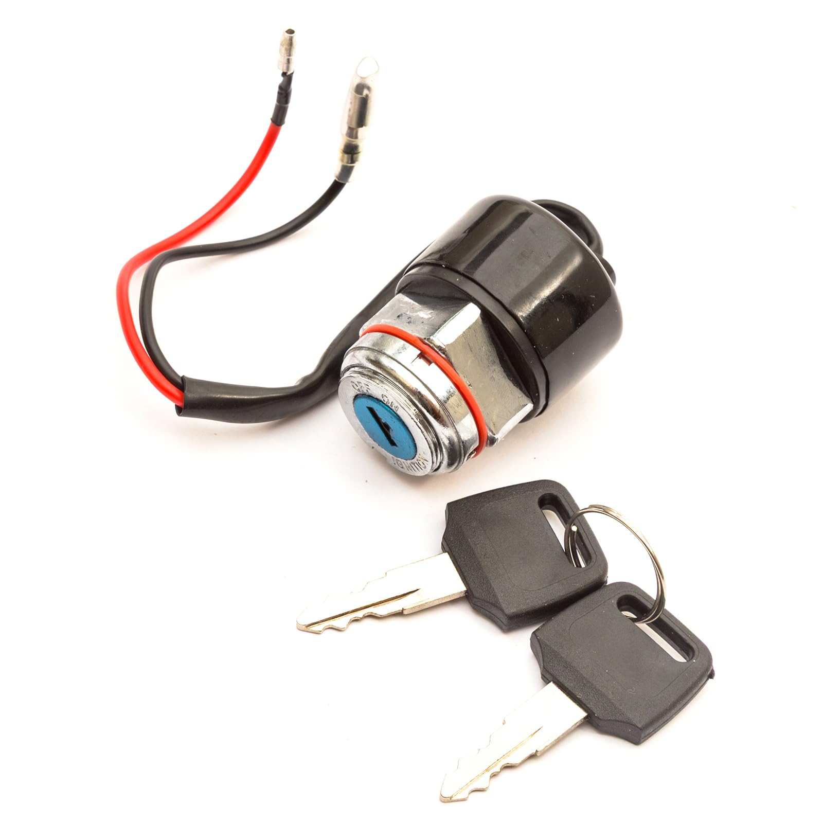 12v 2 Stage Ignition Key Switch Barrel On Off 2 Wire 2 Keys Electric Start Quad Bike/ATV
