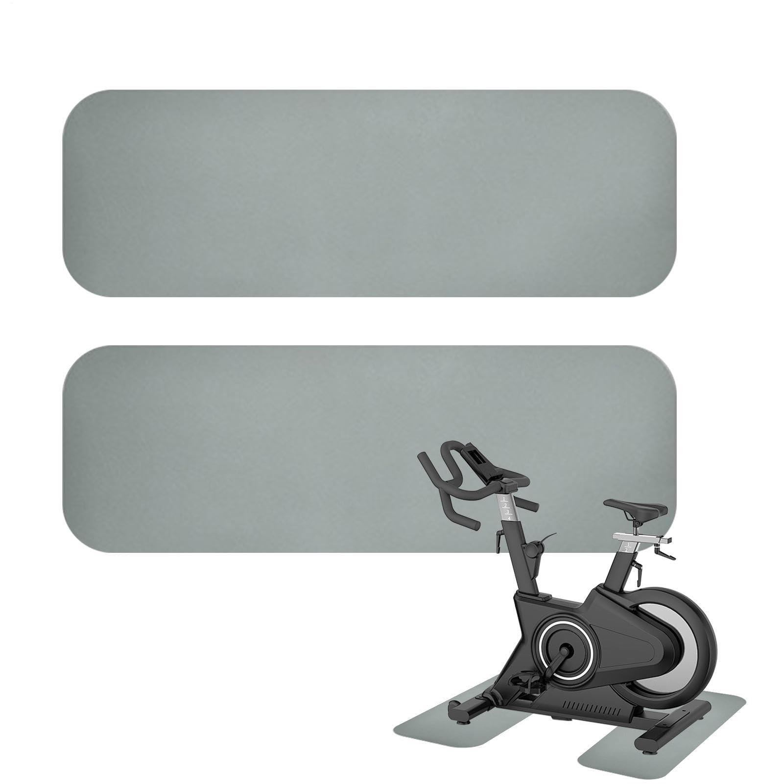 Alfombrilla antideslizante para máquinas de remo, 25 x 80 cm, para gimnasio, protección del suelo, zona de entrenamiento, suelo duro