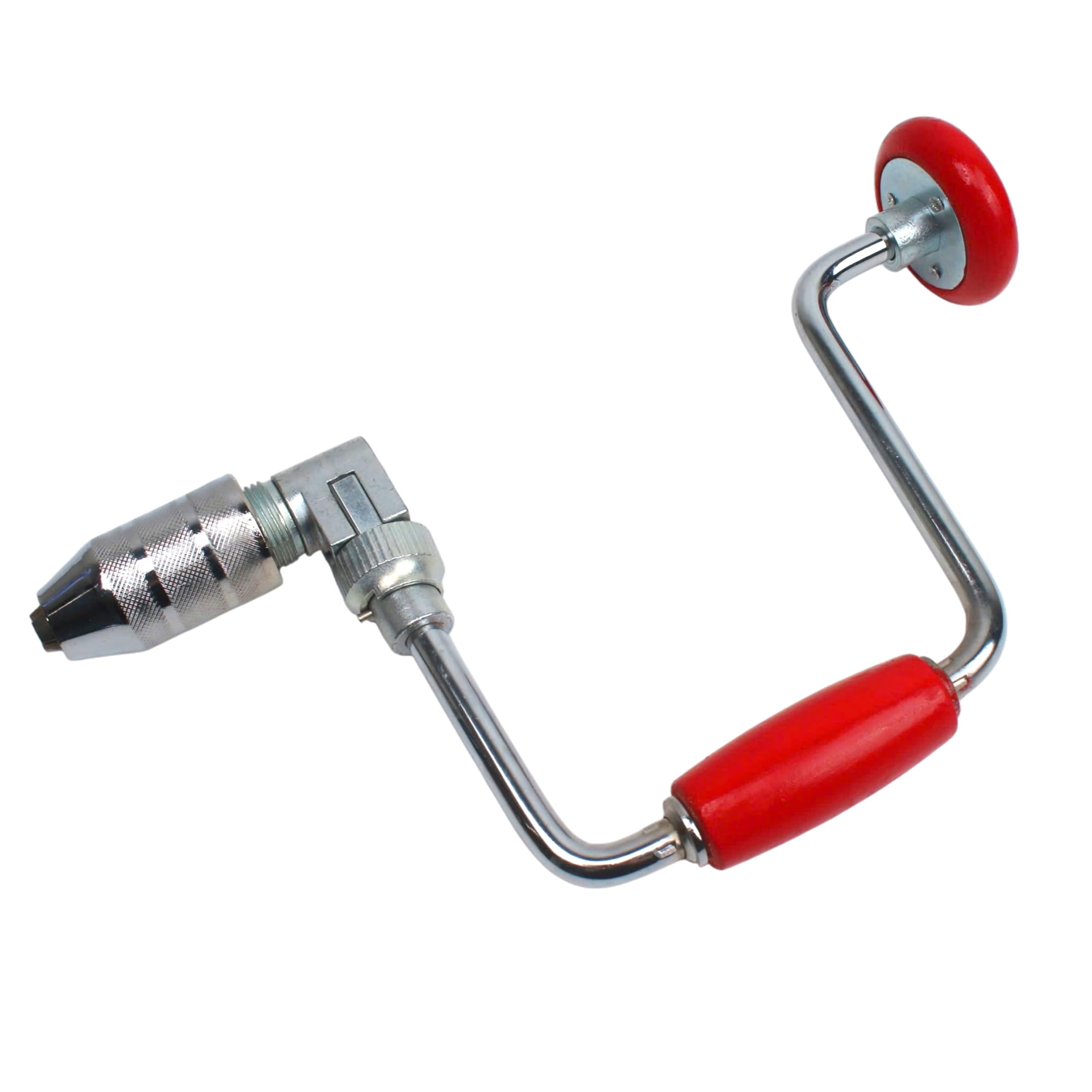 Manual Hand Drill Kit - Woodworking Brace Tool -1