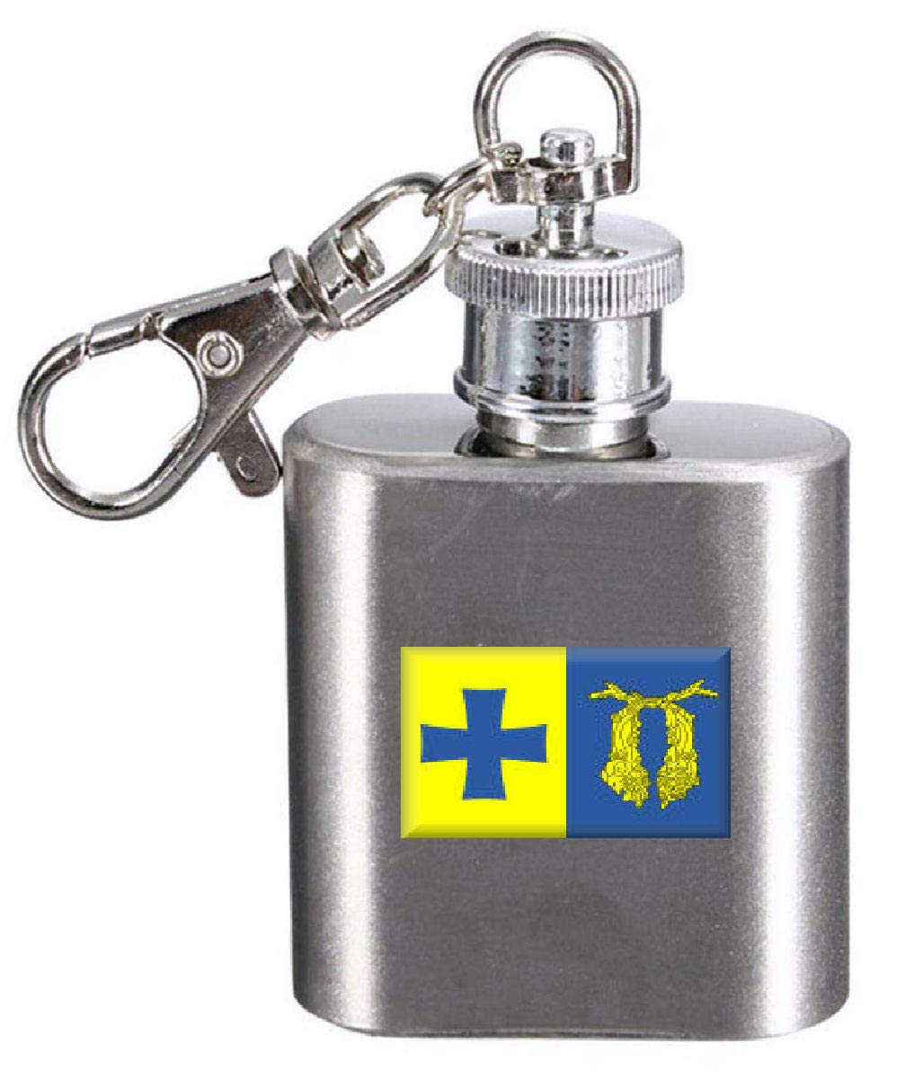Flasque porte-clés Géorgie Poti City pour éviter les pannes de boisson