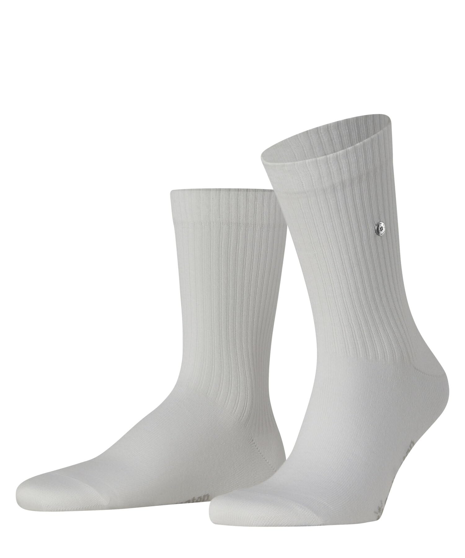 Burlington Men's Bond Street M So Cotton Plain 1 Pair Socks, White 2000, 6.5-11