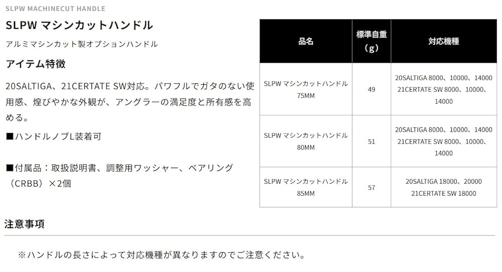 ダイワslpワークスSLPW マシンカットハンドル/パワーハンドルセットゴールド SLPW パワーハンドルセット│SLP WORKS