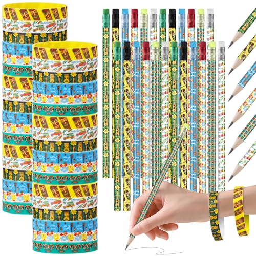 Set de 48 Lápices con Brazaletes de Fiesta Luau miniatura 1
