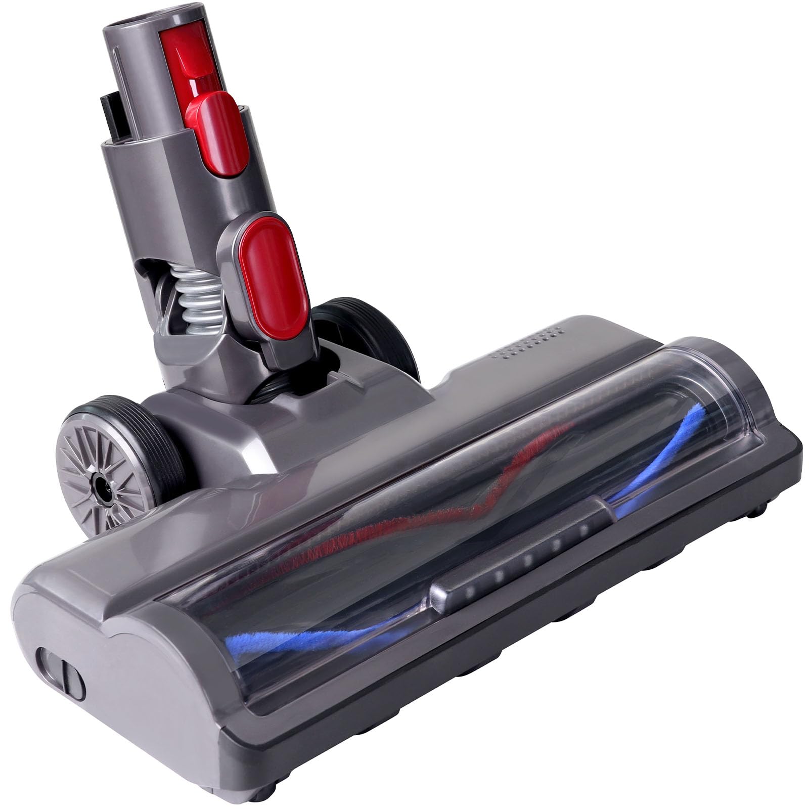 PHALIPIC Spazzola compatibile con aspirapolvere Dyson V7, V8, V10, V11, V15, spazzola per pavimenti con luci anteriori per pavimenti duri e tappeti, accessori, rotazione flessibile