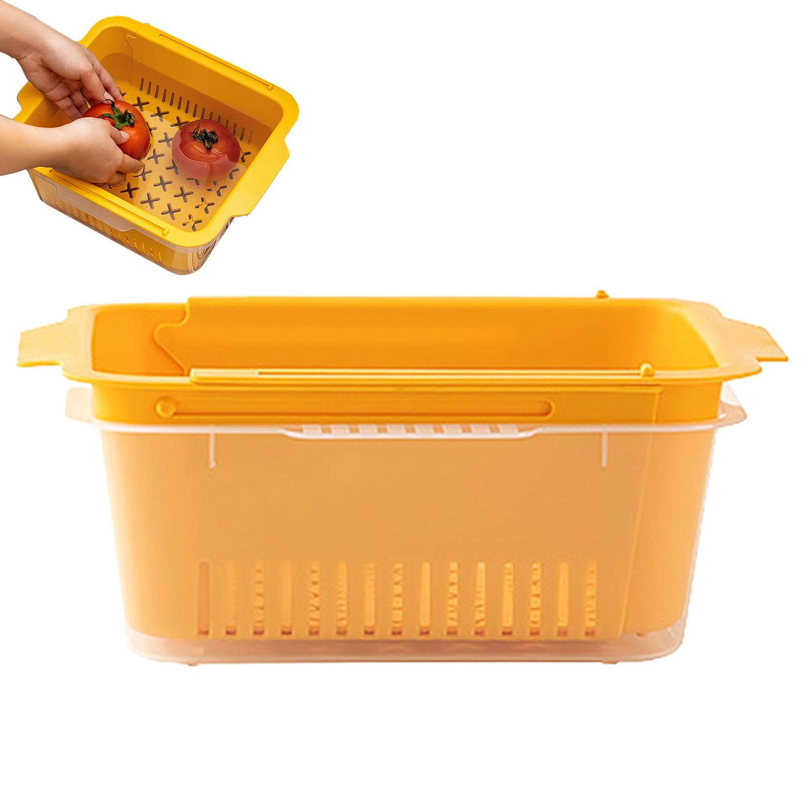 Panier de passoire de cuisine avec égouttoir rapide double couche