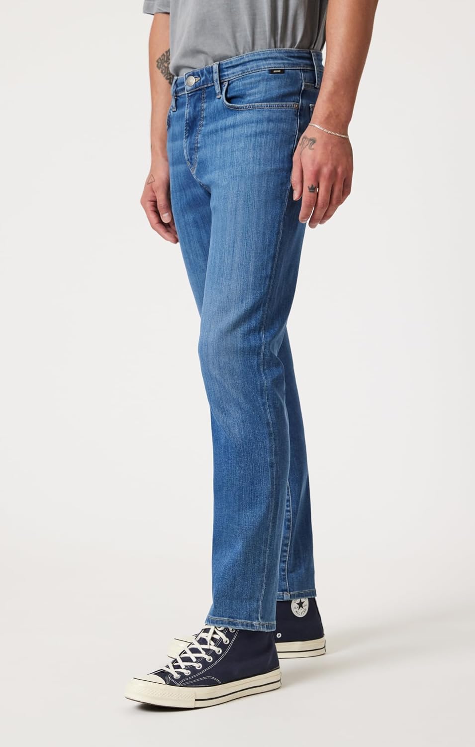 Mavi Men's Steve Mid Rise Athletic Fit Jeans