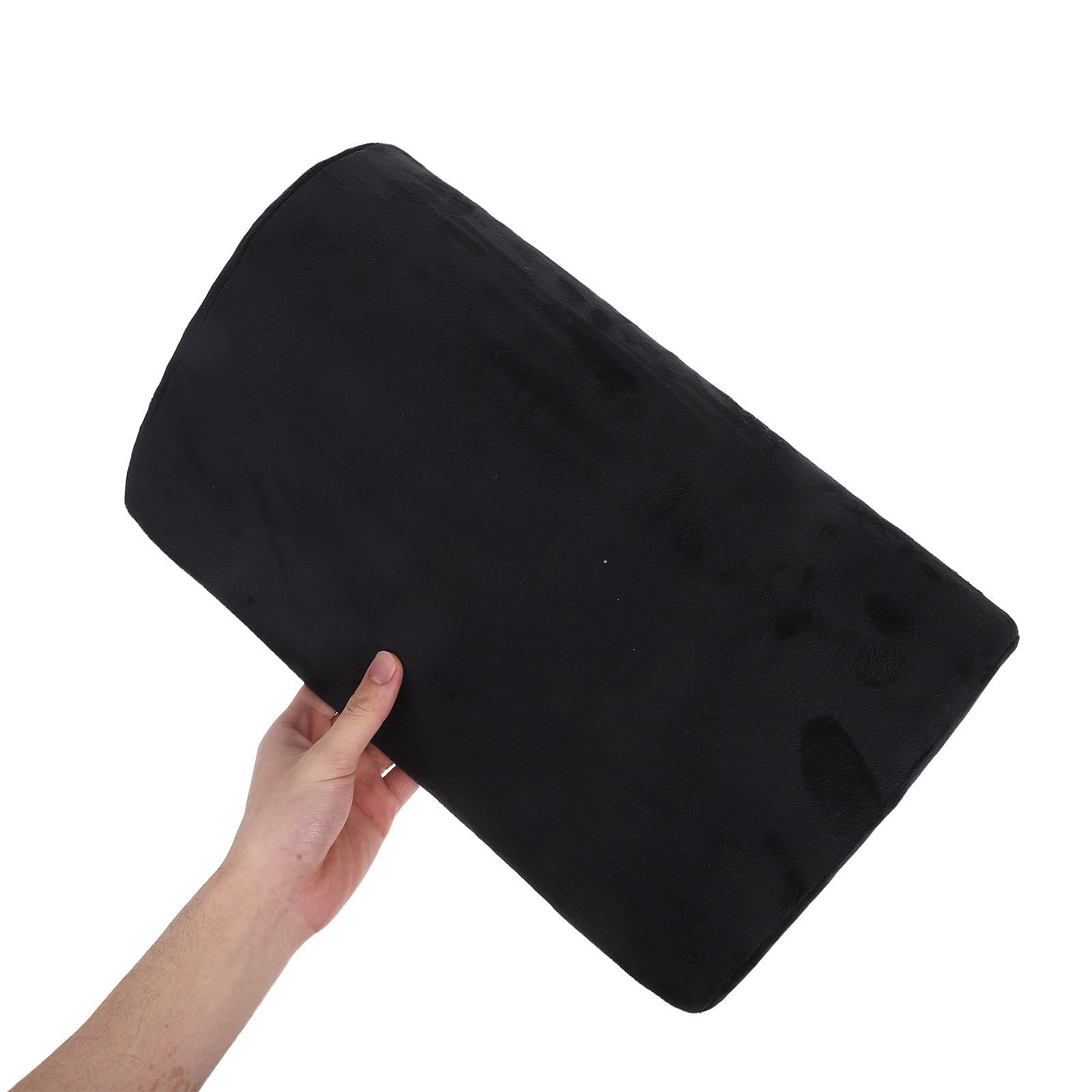 SHINEOFI Reposapiés Ergonómico de Espuma Viscoelástica con Asa, Soporte Estable y Funda Lavable para Uso en Casa y Oficina, Diseño Portátil Rectangular