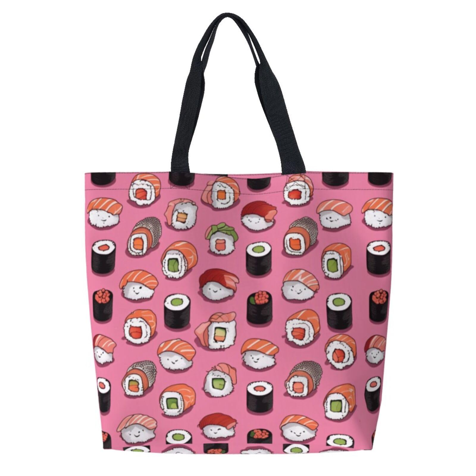 Famame Canvas Tote Bag Large Women Casual Shoulder Bag Handbag Reusable Multipurpose Shopping Grocery Bag For Outdoors…