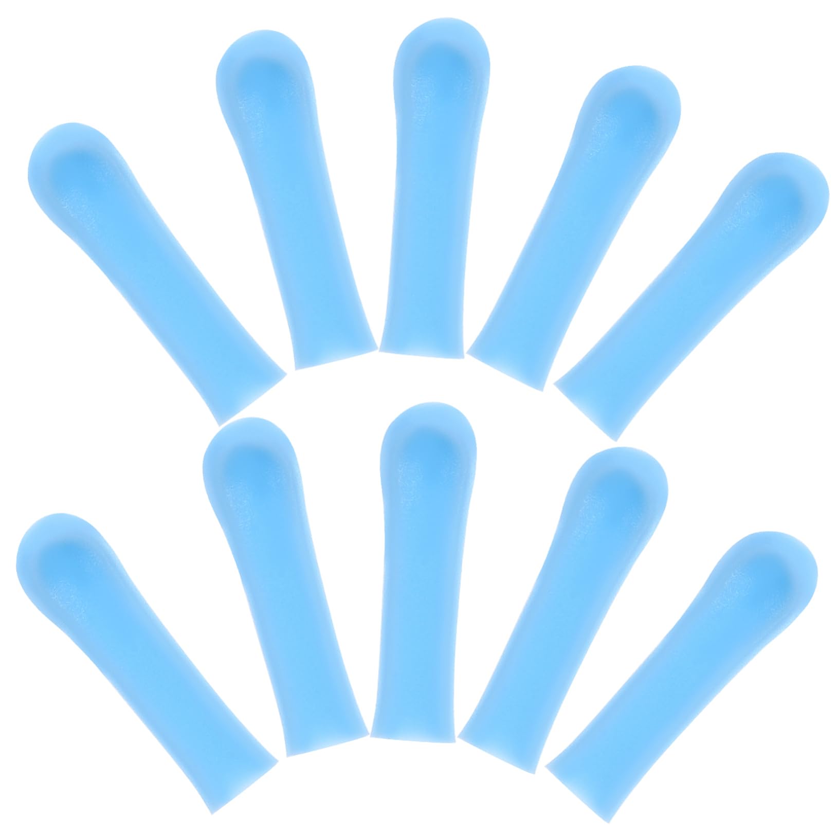 FOMIYES 10pcs Ear Cleaning Spoon Covers Soft Silicone Ear Spoon Sleeves for Reusable and Comfortable