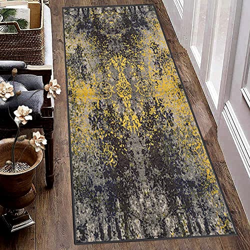 Alfombras de pasillo para proteger el suelo con base de goma lavable 2