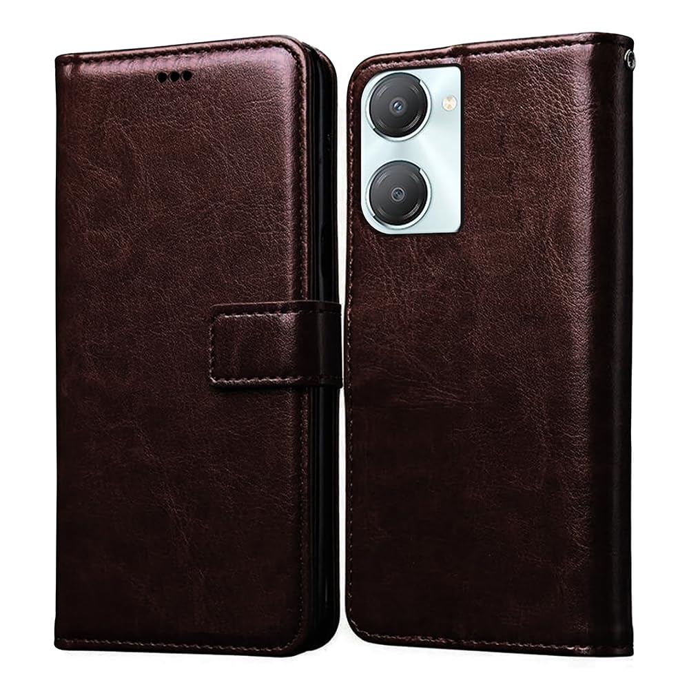 Amazon Brand- Solimo Flip for iQOO Z9 Lite 5G (Leather_Coffee) (B0D9FC39HJ) Amazon Price History, Amazon Price Tracker