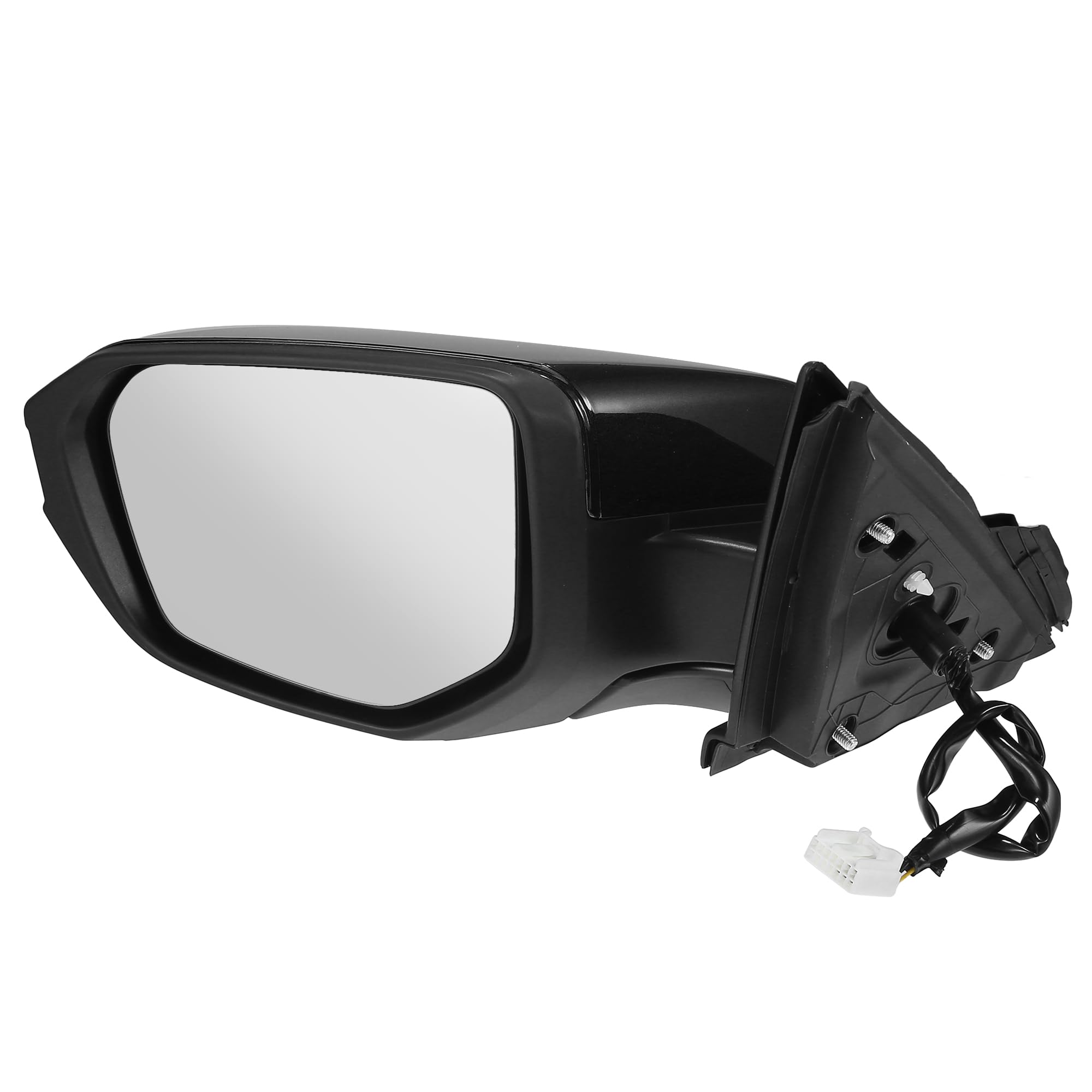 Specchietto Retrovisore Sinistro (lato Guidatore) Per Honda Civic LX SE Sport 2016-2021 - Elettrico, Pieghevole Manuale, Colore Nero - 4