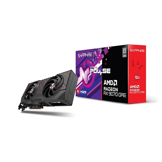 Sapphire Pulse AMD Radeon RX 9070 GRE Gaming OC Grafikkarte, 12 GB