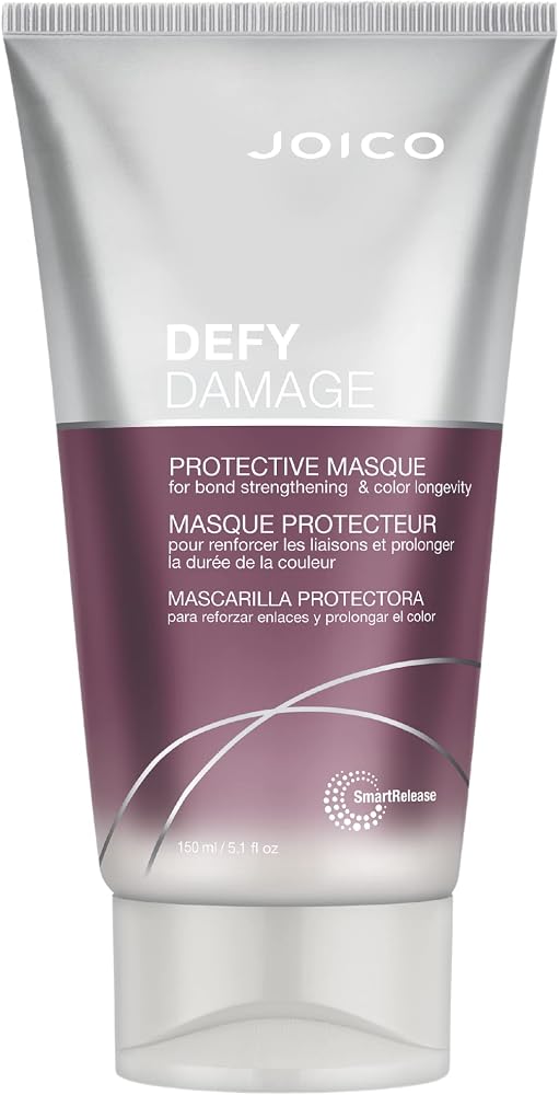 Joico Defy Damage Protective Masque | for Color-Treated Hair | Strengthen Bonds & Preserve Hair Color | with Moringa Seed Oil & Arginine