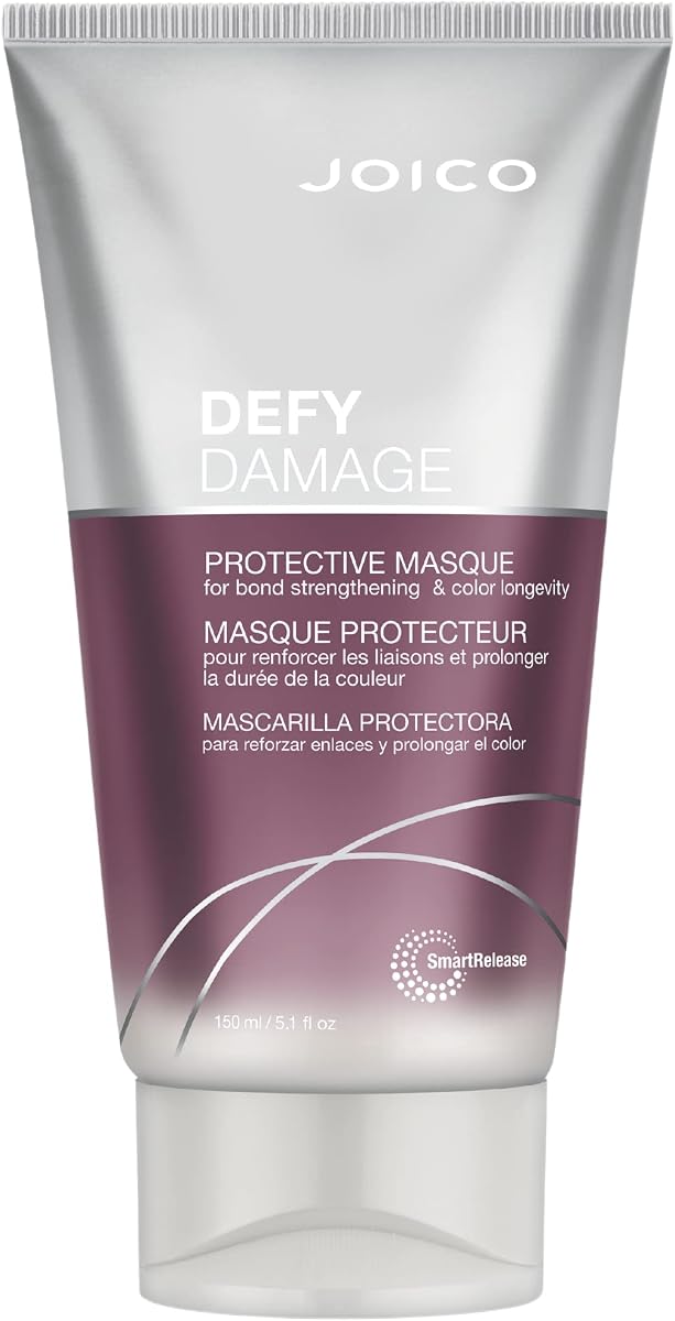 Joico Defy Damage Protective Masque | for Color-Treated Hair | Strengthen Bonds & Preserve Hair Color | with Moringa Seed Oil & Arginine