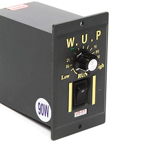 Miniatura 76 de Motor reductor de engranajes variable ajustable de 250W 10K AC110V 135RPM con controlador de velocidad para la industria