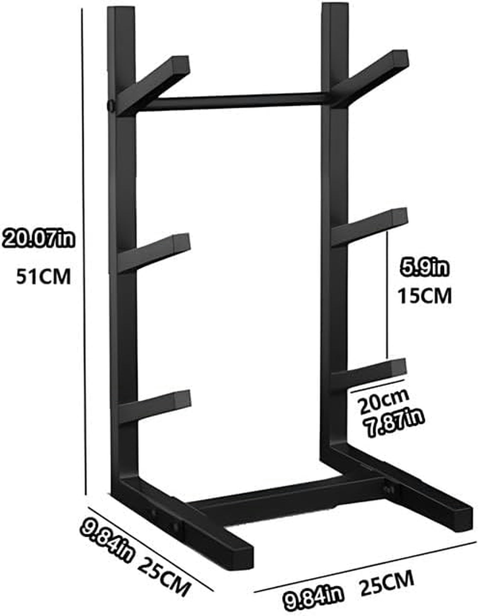 Support de rangement pour skateboard/scooter, longboard/snowboard (noir, 25 x 25 x 51 cm)