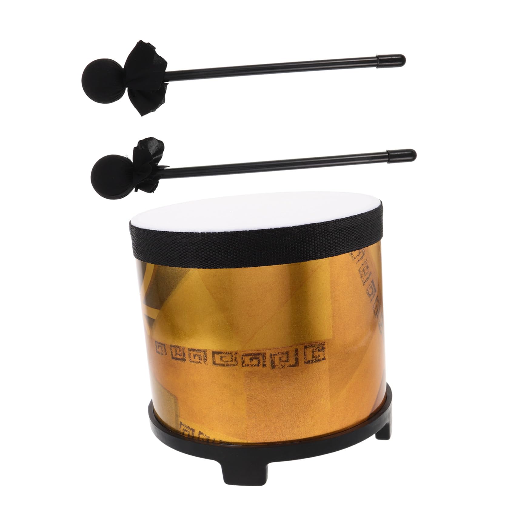 Floor Tom Strumento Orff per Educazione Musicale Precoce Percussione con Bacchette Giocattolo Didattico per Età Prescolare