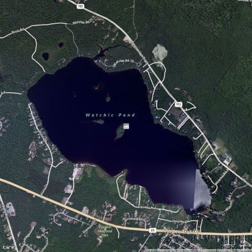 Watchic Pond Laser Etched Paddle - Cumberland - ME - 36 inch