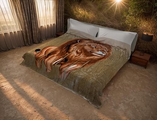 Solaron - Cobija de doble vista súper gruesa y resistente, de peso pesado, ultra sedosa, para cama king-size o queen.