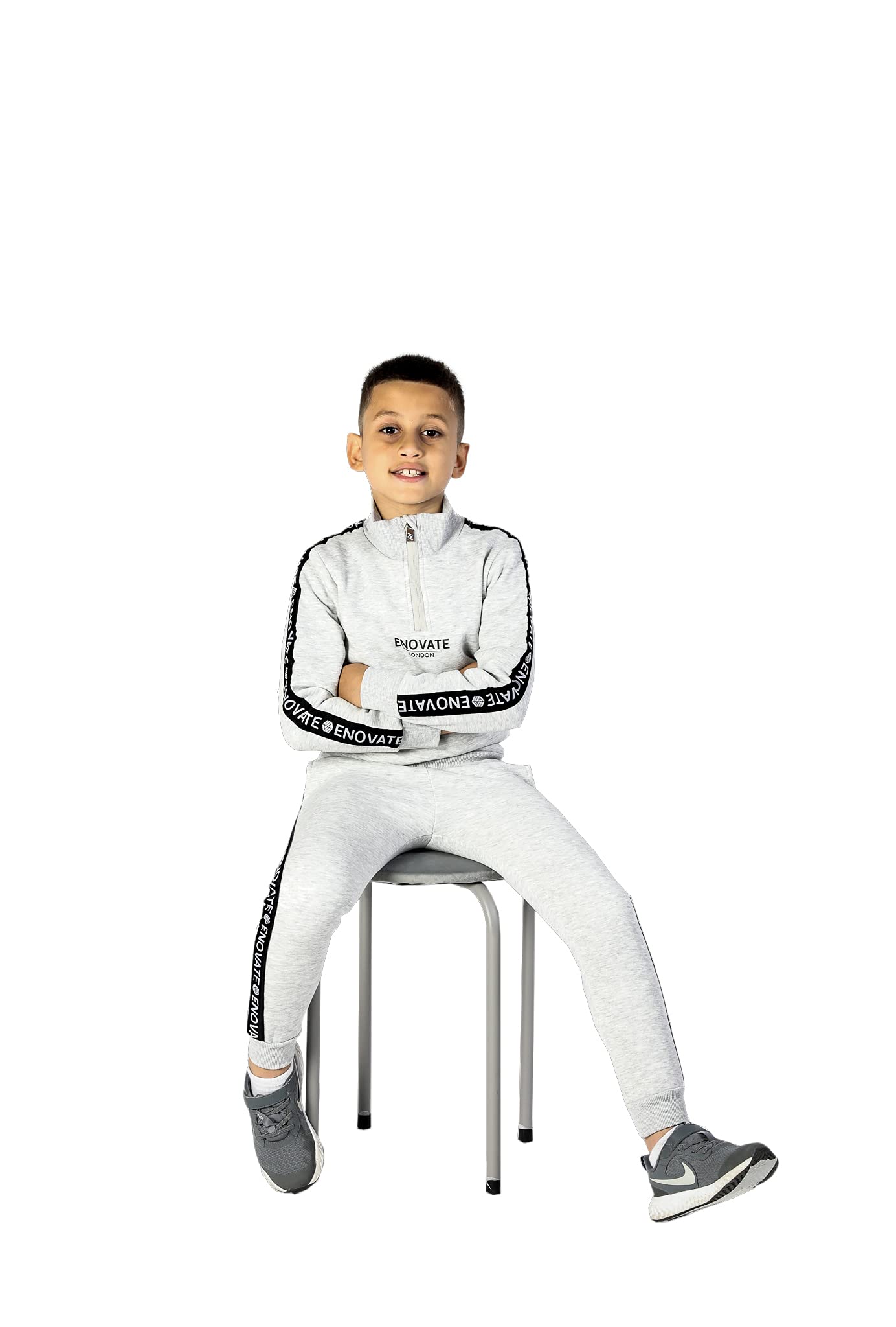 Dziecięcy dres treningowy dla chłopców i dziewczynek, designerski polar z kapturem, bez bluzy z kapturem i spodem, dres do biegania w wieku 7-14 lat