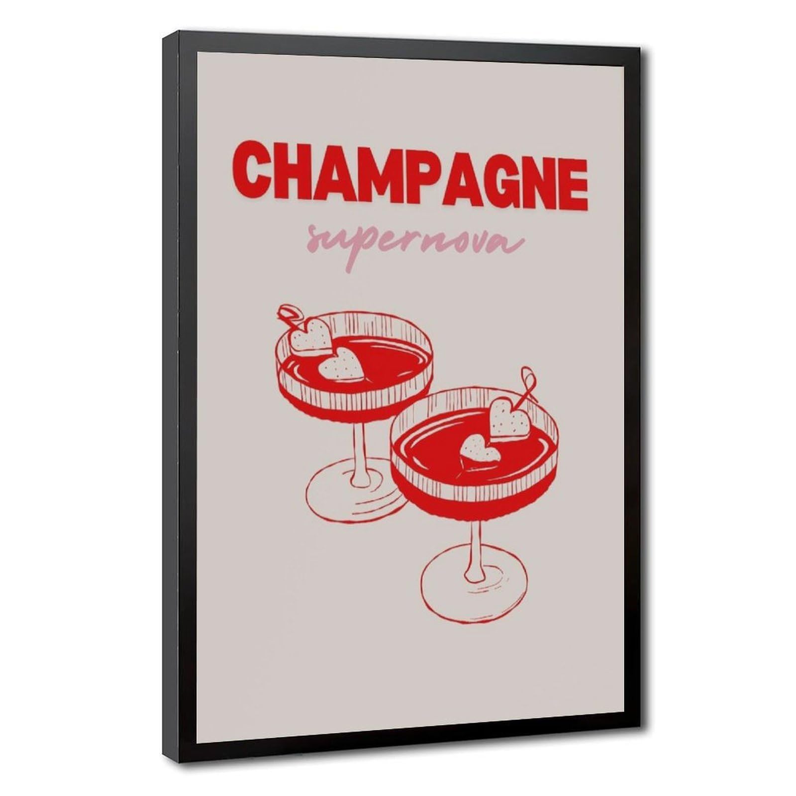 Bareronor Champagne Supernova Canvas Poster Bedroom Decor Landscape Office Room Decor Gift 24" L X 36" W
