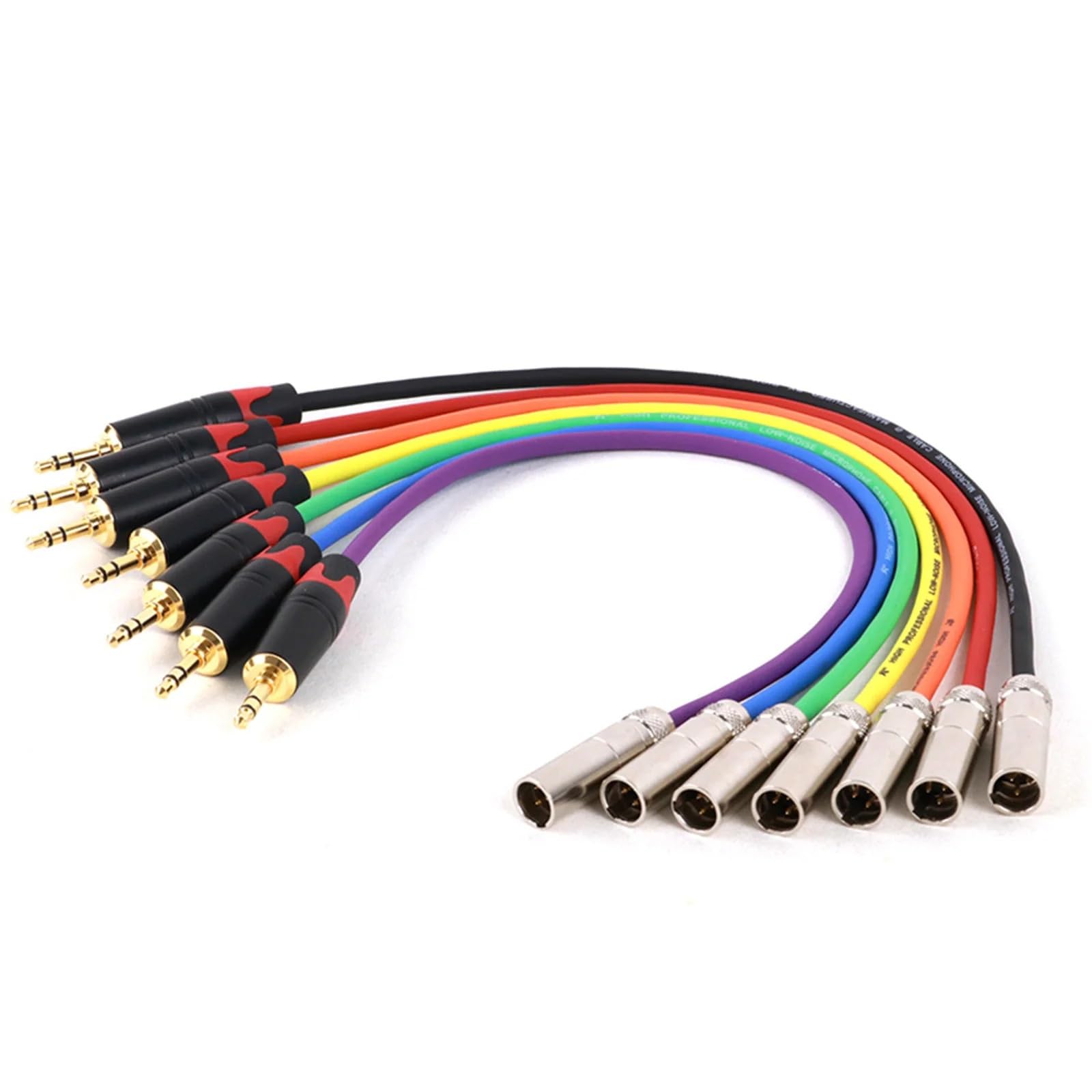 Mini Audio Cables Mini 3-Pin Male/Female To 3.5mm Male Jack Cord For Headphone Converter(Black-RD,15m)
