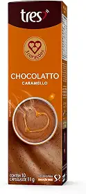 3 Corações Cápsula Chocolatto Caramelo TRES - 10 unidades