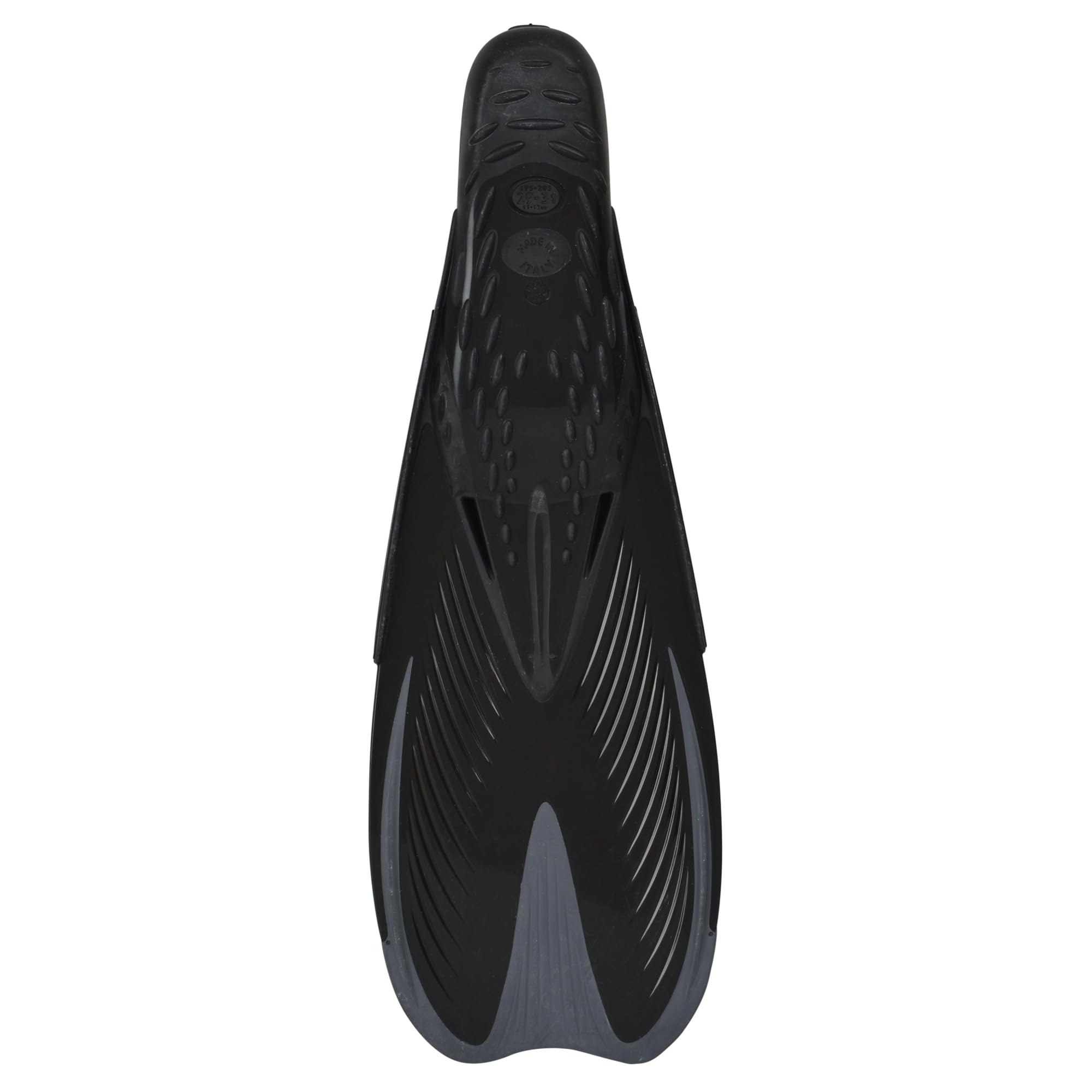 SEAC Speed, Aletas de Snorkel para Mujeres, Hombres y niños con calzante Cerrado, Negro, 36/37
