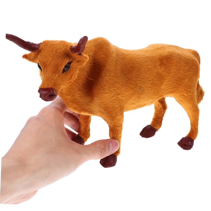 MN0549★  子牛と少女 置物 Amazon.co.jp: MERRYHAPY 子牛飾り置物 home decor display