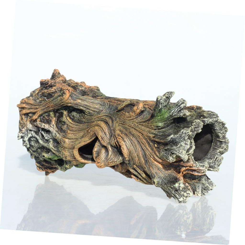 Toyvian 2 Pezzi Decorazione Paesaggistica per Acquari Decorazioni per Tronchi D'acquario Arredamento Piante Tronco Acquario con Acquario Decorazioni per Acquari Resina