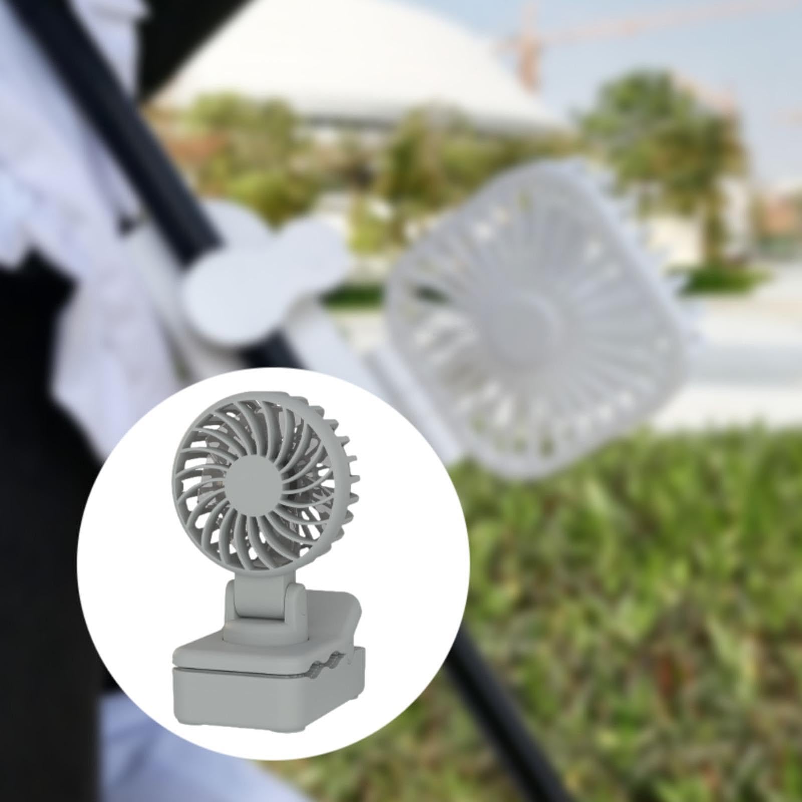 Ventilatore Compatto a Clip, Ideale per L'estate, con Impostazioni Adatte a Diverse Attività, Verde
