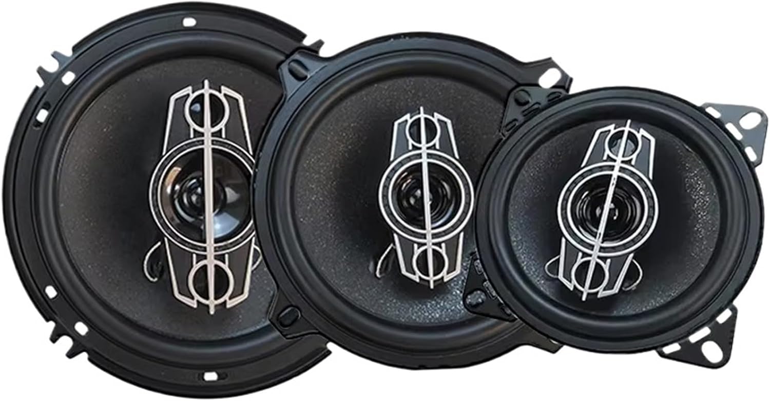 1Pair 4/5/6 Inch 4-Way 220W/300W/350W Universal Car HiFi Coaxial Speaker Auto Music Stereo Car Door Full Range Speakers Woofer(1 Pair 6 inch)