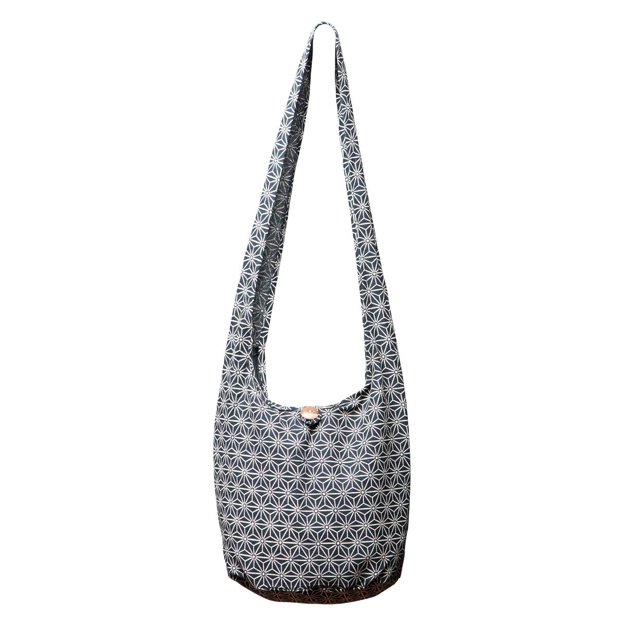 PANASIAM Shoulderbag Asanoha Design in black, L