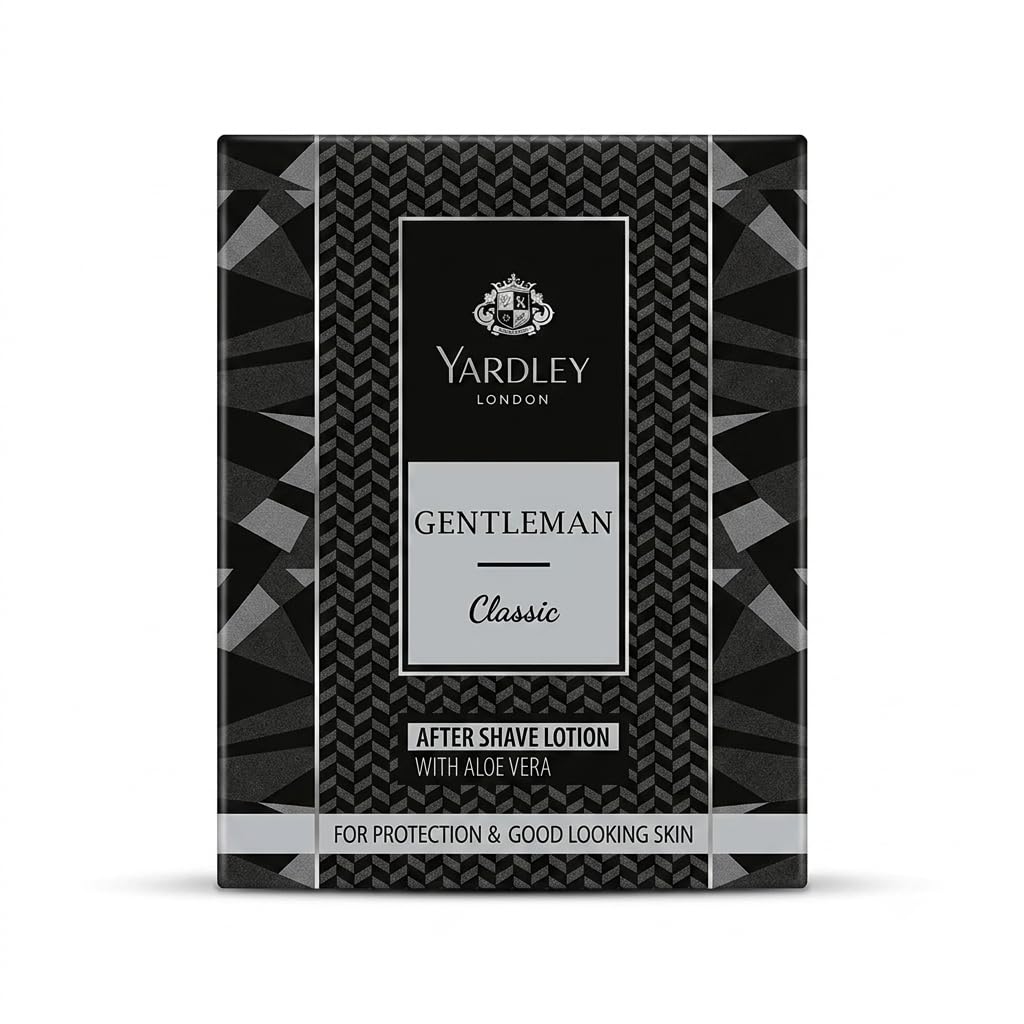 Yardley London Gentleman Classic After Shave Lotion with Aloe Vera | Soothes & Refreshes Skin After Shaving | Men's After Shave | Helps Protect Skin & Reduce Post-Shave Discomfort | 50ml-image-9