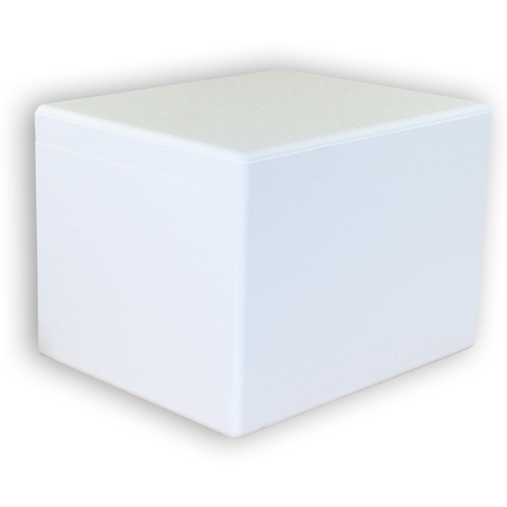 4 Thermoboxen Styropor 19,7 Liter mit Deckel - Kühlbox Styropor - Wiederverwendbarer Isolierbehälter/Transportbox | Große Styropor Kühlbox