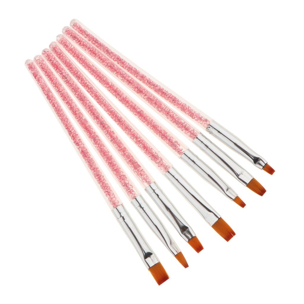 7X UV Gel Nail Art Painting Dotting Pen Brushes Manicure DIY Tool Kit Set